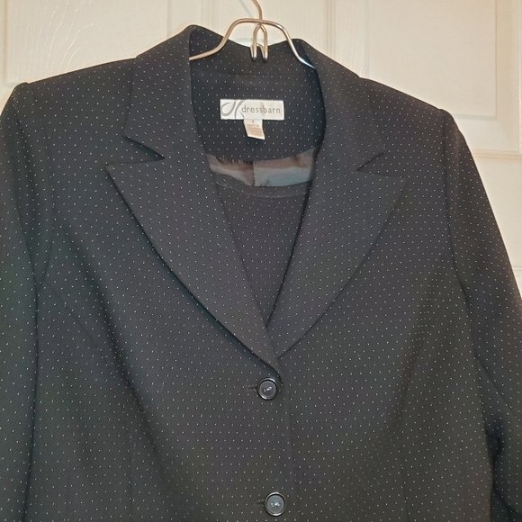 Dressbarn 2 Piece Suit Polka Dots Sz 8 - Picture 3 of 16